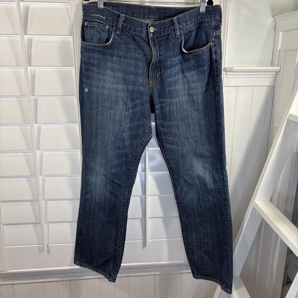 RL Denim & Supply 36x30 Slouch Dark Blue Jeans - Picture 7 of 8